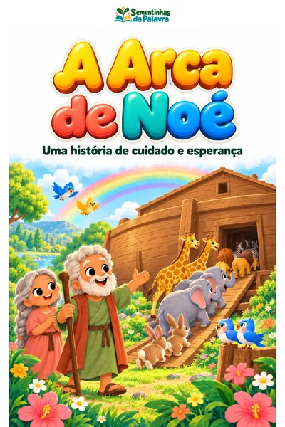 Capa ilustrada de A Arca de Noé
