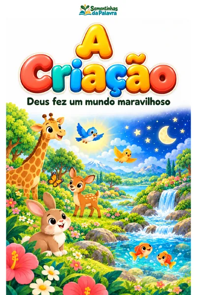 Capa ilustrada de A Criação